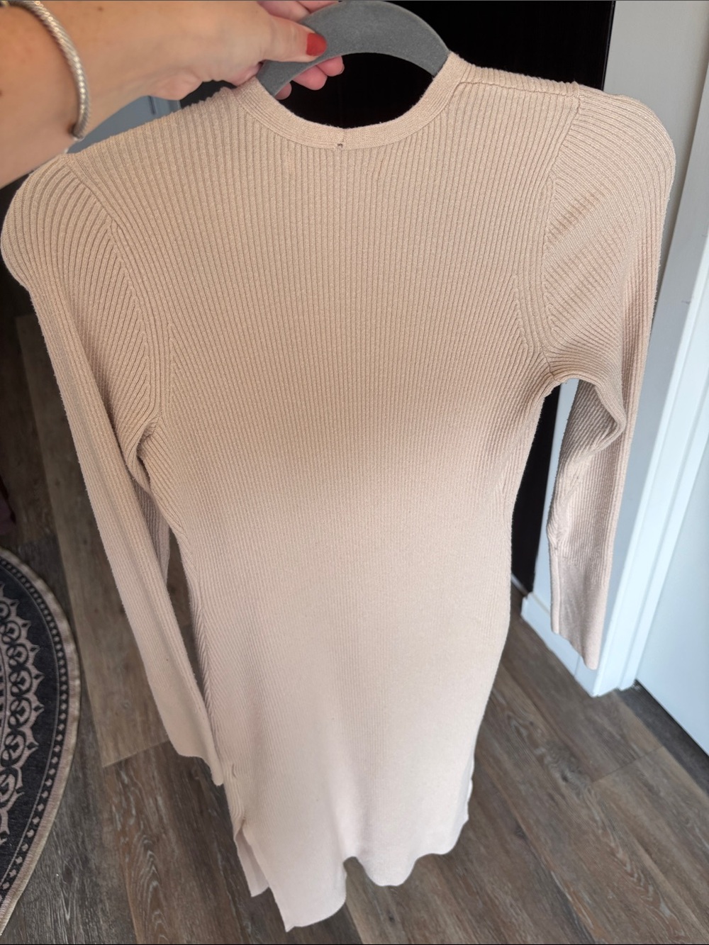Abercrombie & Fitch Ribbed Open Front Cardigan - Picture 4 of 5